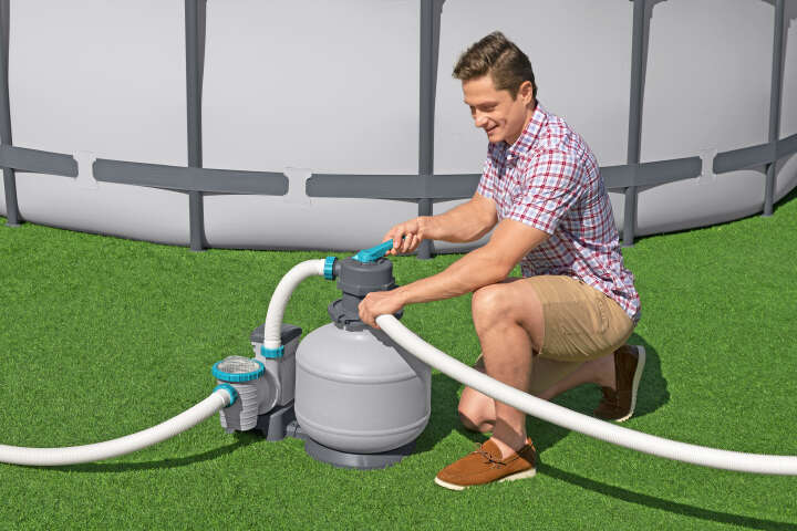 Bestway Sandfilteranlage mit Zeitschaltuhr 6.056 l/h